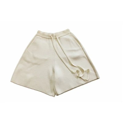 Quần short dệt kim nữ có túi