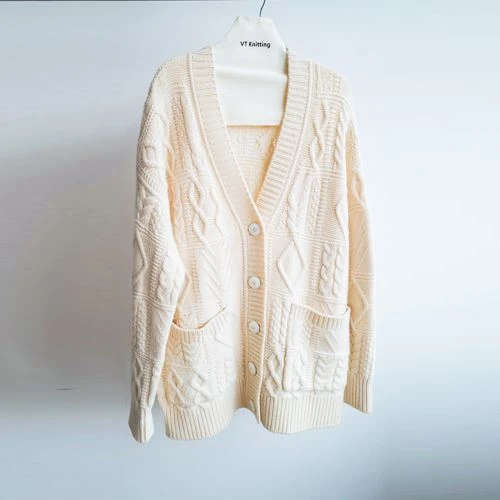 Áo len cardigan cotton nữ