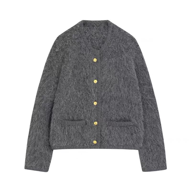 Áo khoác mùa đông bằng len và cashmere dành cho nữ